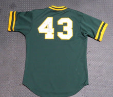 Load image into Gallery viewer, 1987 Dennis Eckersley Oakland A&#39;s Game Used Worn BP Baseball Jersey! Signed MLB