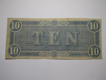 Load image into Gallery viewer, $10 1864 Richmond Virginia VA Confederate Currency Bank Note Bill RARE T68 VF+