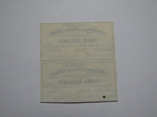 Load image into Gallery viewer, $4 1861 Confederate Bond Coupon Certificate Uncut Sheet Currency Bank Note Bill