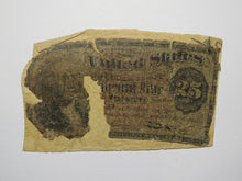 Load image into Gallery viewer, 1863 $.25 Fourth Issue Fractional Currency Obsolete Bank Note Bill 4th Filler!