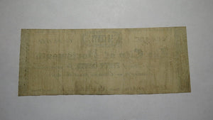 $.50 1862 Portsmouth Virginia VA Obsolete Currency Bank Note Bill City of Port.