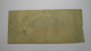 $5 1864 Milledgeville Georgia GA Obsolete Currency Bank Note Bill! State of GA
