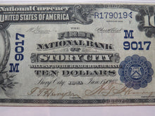 Load image into Gallery viewer, $10 1902 Story City Iowa IA National Currency Bank Note Bill Ch. #9017 VF30 PMG