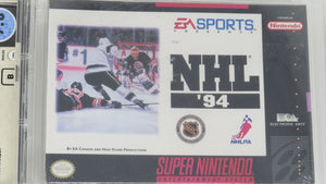 NHL Hockey '94 Super Nintendo Factory Sealed Video Game Wata Graded 7.0 A NHL