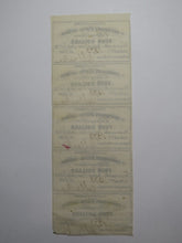 Load image into Gallery viewer, $4 1861 Confederate Bond Coupon Certificate Uncut Sheet Currency Bank Note Bill