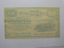 Load image into Gallery viewer, $.10 1862 Cuyahoga Falls Ohio OH Obsolete Currency Bank Note Bill Summit County
