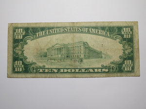 $10 1929 Norwalk Connecticut CT National Currency Bank Note Bill Ch. #942 Fine++