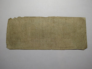 $1 1862 Richmond Virginia VA Obsolete Currency Treasury Bank Note Bill
