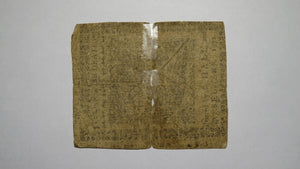 1772 Two Shillings Pennsylvania PA Colonial Currency Bank Note Bill RARE 2s