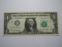 Load image into Gallery viewer, $1 2021 Radar Serial Number Federal Reserve Currency Bank Note Bill UNC 37833873