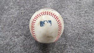 2020 Cole Sulser Baltimore Orioles Strikeout Game Used Baseball! Jose Peraza
