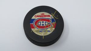 Dollard St. Laurent Montreal Canadiens Autographed Signed NHL Hockey Puck