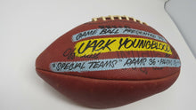 Load image into Gallery viewer, 1983 Jack Youngblood Los Angeles Rams Presentation Game Used Football! Falcons