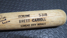 Load image into Gallery viewer, Brett Carroll Milwaukee Brewers Game Used Signed Louisville Slugger Baseball Bat