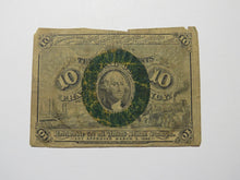 Load image into Gallery viewer, 1863 $.10 Second Issue Fractional Currency Obsolete Bank Note Bill 2nd Issue!