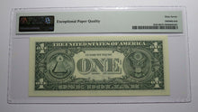 Load image into Gallery viewer, $1 2003 Radar Serial Number Federal Reserve Currency Bank Note Bill PMG UNC67EPQ