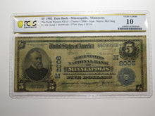 Load image into Gallery viewer, $5 1902 Minneapolis Minnesota MN National Currency Bank Note Bill Ch #2006 PCGS