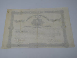 $100 1862 Confederate Bond Certificate Currency Bank Note Bill UNC 14" X 9" USA