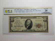 Load image into Gallery viewer, $10 1929 Toms River New Jersey National Currency Bank Note Bill #2509 VF20 PCGS