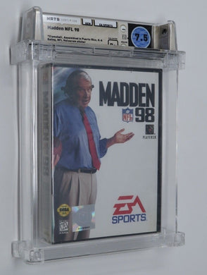 Madden '98 NFL Football Sega Genesis Factory Sealed Video Game Wata Graded 7.5