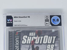 Load image into Gallery viewer, NBA Shootout &#39;98 Sony Playstation Factory Sealed Video Game Wata 9.0 A+ 1998!