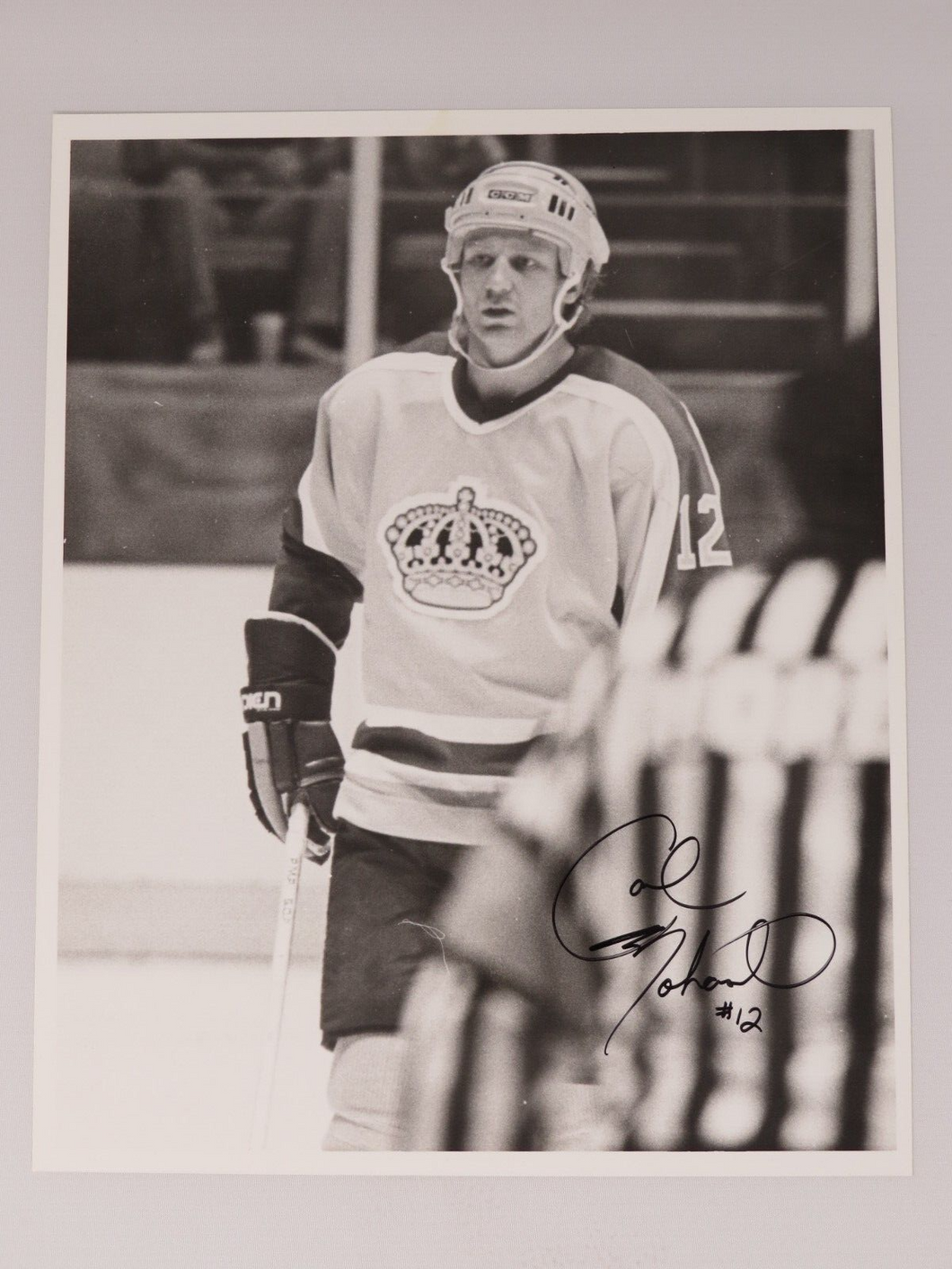 Carl Mokosak Los Angeles Kings Signed Autographed Original 10X8 Hockey Photo