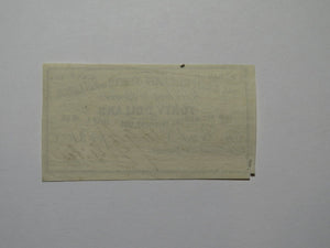 $40 1861 Confederate Bond Coupon Certificate Currency Bank Note Bill UNC