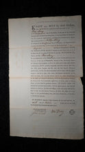 Load image into Gallery viewer, 1794 Northumberland Pennsylvania PA Colonial Currency Land Grant 400 Acres RARE