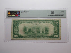 $20 1929 Syracuse Kansas KS National Currency Bank Note Bill Ch #8114 VF20 PMG