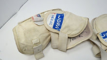 Load image into Gallery viewer, Michel Goulet Quebec Nordiques Jofa Game Used Hockey Elbow Pads Signed by Goulet