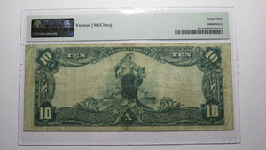 $10 1902 West Hoboken New Jersey NJ National Currency Bank Note Bill #9867 VF25