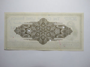 $1 1934 Long Branch New Jersey NJ Obsolete Currency Bank Note Scrip City of LB