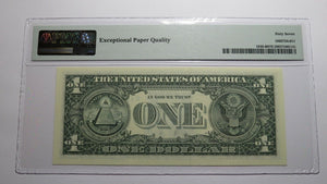 $1 2003 Repeater Serial Number Federal Reserve Currency Bank Note Bill PMG UNC67
