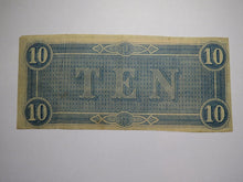 Load image into Gallery viewer, $10 1864 Richmond Virginia VA Confederate Currency Bank Note Bill RARE T68 VF