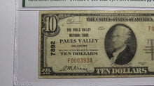 Load image into Gallery viewer, $10 1929 Pauls Valley Oklahoma OK National Currency Bank Note Bill Ch #7892 VF20
