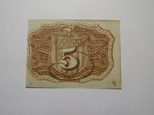 Load image into Gallery viewer, 1863 $.05 Second Issue Fractional Currency Obsolete Bank Note Bill 2nd AU USA