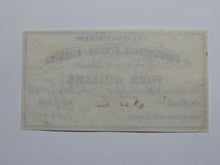 Load image into Gallery viewer, $4 1861 Confederate Bond Coupon Certificate Currency Bank Note Bill UNC