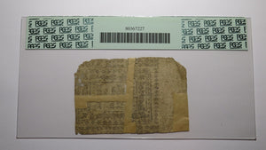 1775 Five Shillings Rhode Island RI Colonial Currency Note Bill! PCGS Graded 5s