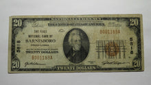Load image into Gallery viewer, $20 1929 Barnesboro Pennsylvania PA National Currency Bank Note Bill Ch. #5818