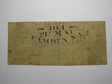 Load image into Gallery viewer, $10 1862 Bordentown New Jersey Obsolete Currency Bank Note Bill Banking Company