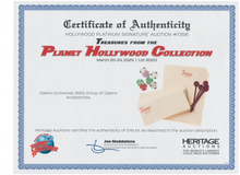 Load image into Gallery viewer, 1995 Casino Authentic Movie Screen Used Tangier $500 Poker Chip Planet Hollywood