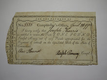 Load image into Gallery viewer, 1790 One Pound Connecticut Comptroller&#39;s Office Colonial Currency Note Pomeroy!