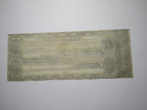 $5 18__ Windsor Vermont VT Obsolete Currency Bank Note Bill Remainder Rare UNC+