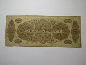 $10 1836 Frankfort Maine ME Obsolete Currency Bank Note Bill The Frankfort Bank