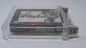 Madden '97 NFL Football Super Nintendo Factory Sealed Video Game Wata Graded 