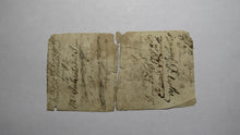 Load image into Gallery viewer, 1754 Thirty Shillings North Carolina NC Colonial Currency Note Bill! RARE 30s!