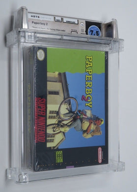 New Paperboy 2 Super Nintendo Factory Sealed Video Game Wata 7.5 Graded A Seal!
