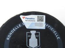 Load image into Gallery viewer, 2022 Boston Bruins Vs. Carolina Hurricanes Game 2 NHL Playoffs Game Used Puck G2