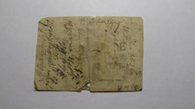 Load image into Gallery viewer, 1761 Ten Shillings North Carolina NC Colonial Currency Note Bill 10s RARE ISSUE