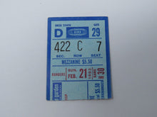 Load image into Gallery viewer, February 21, 1982 New York Rangers Vs. Montreal Canadiens NHL Hockey Ticket Stub